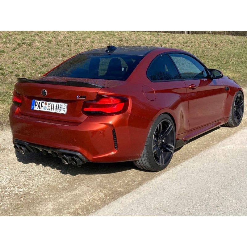 Rear Spoiler CS style Carbon Fits BMW 2 Series F22 F23 And M2 F87