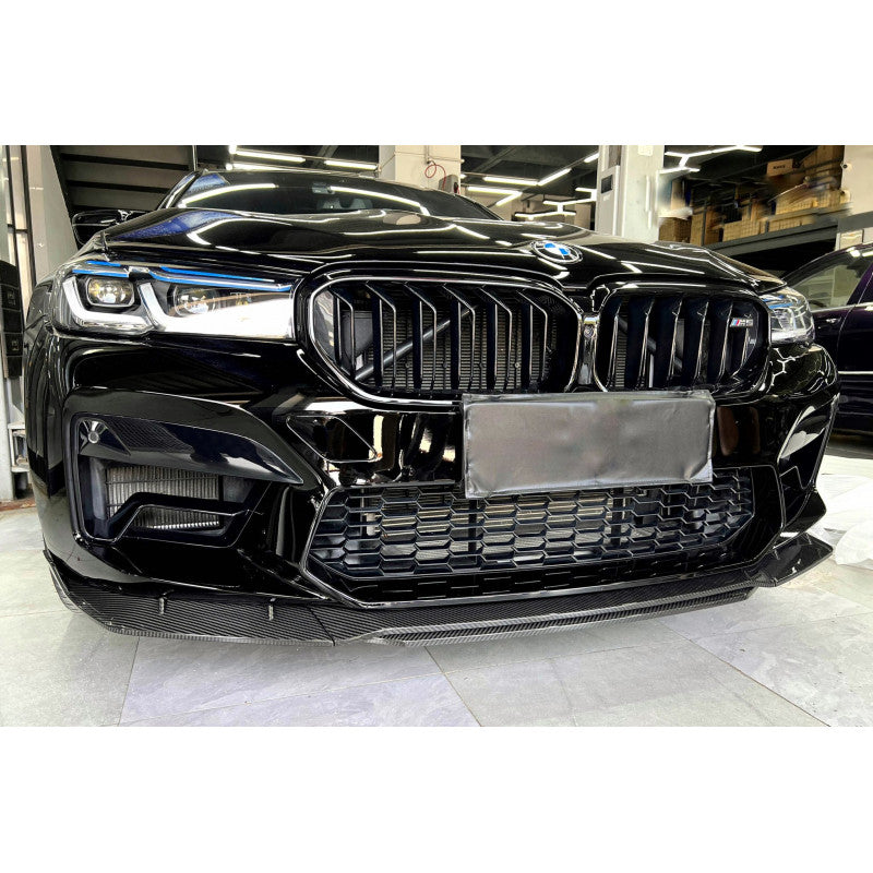 Front lip V1 full carbon suitable for BMW F90 M5 Facelift