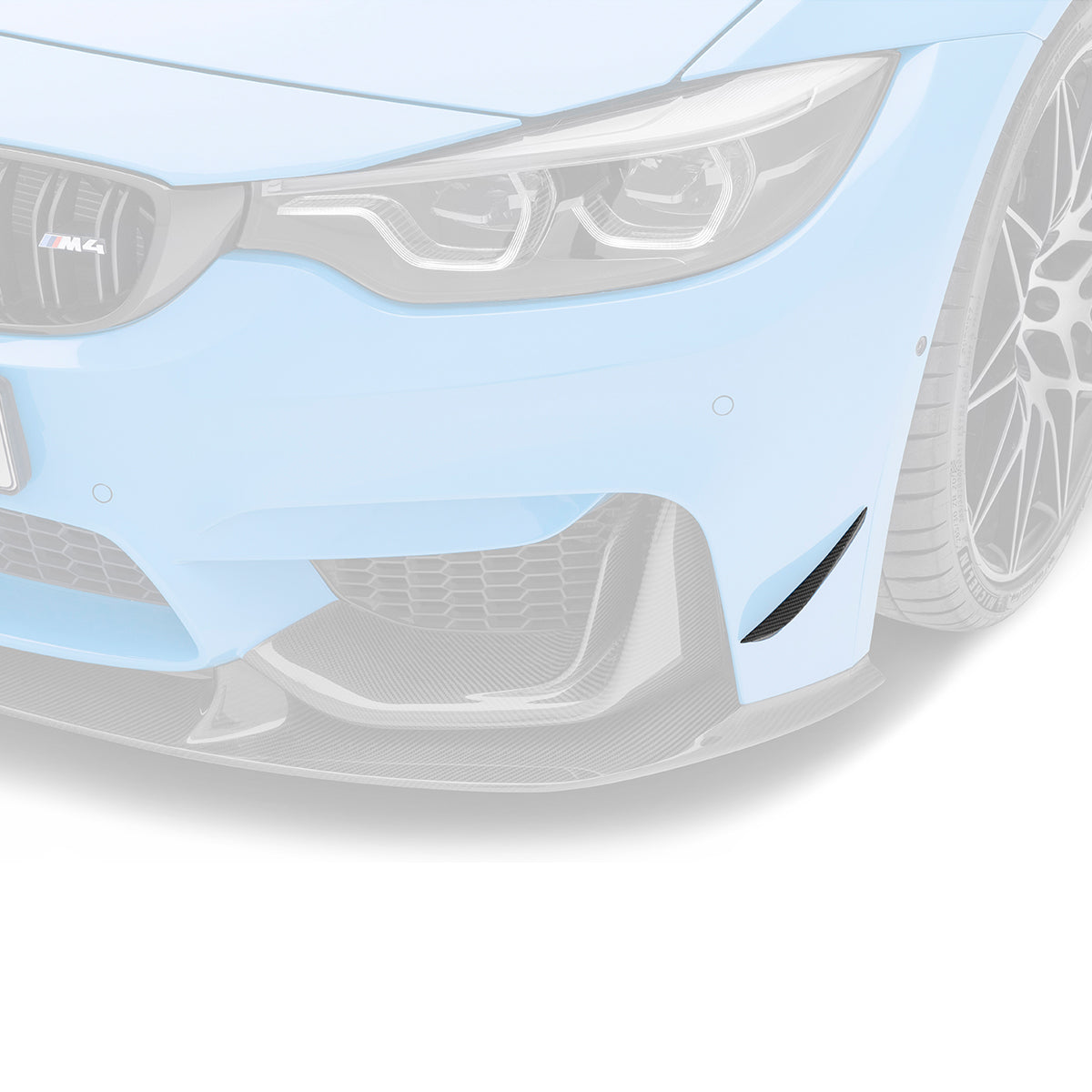 ADRO front bumper canards voor BMW M3 F80 en M4 F82