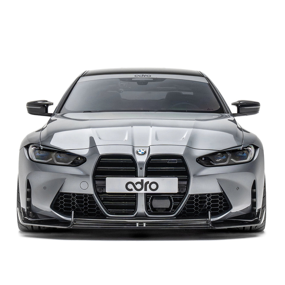 ADRO front lip BMW G8x M3 M4 gemonteerd