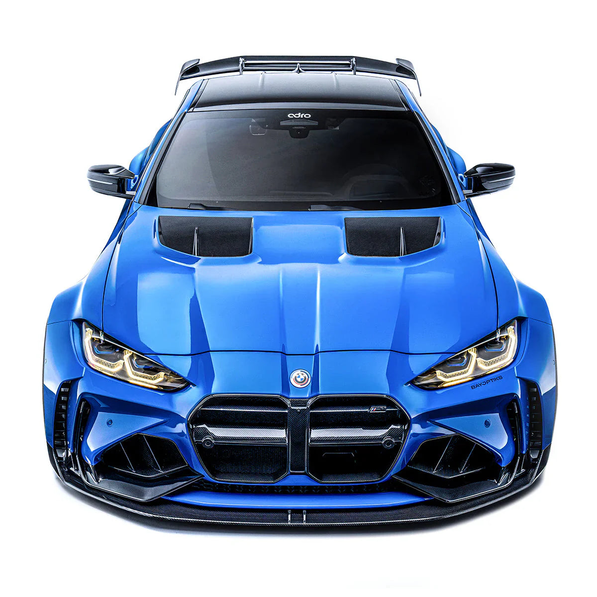 BMW G82 M4 AT-R3 Swan Neck Wing Curved