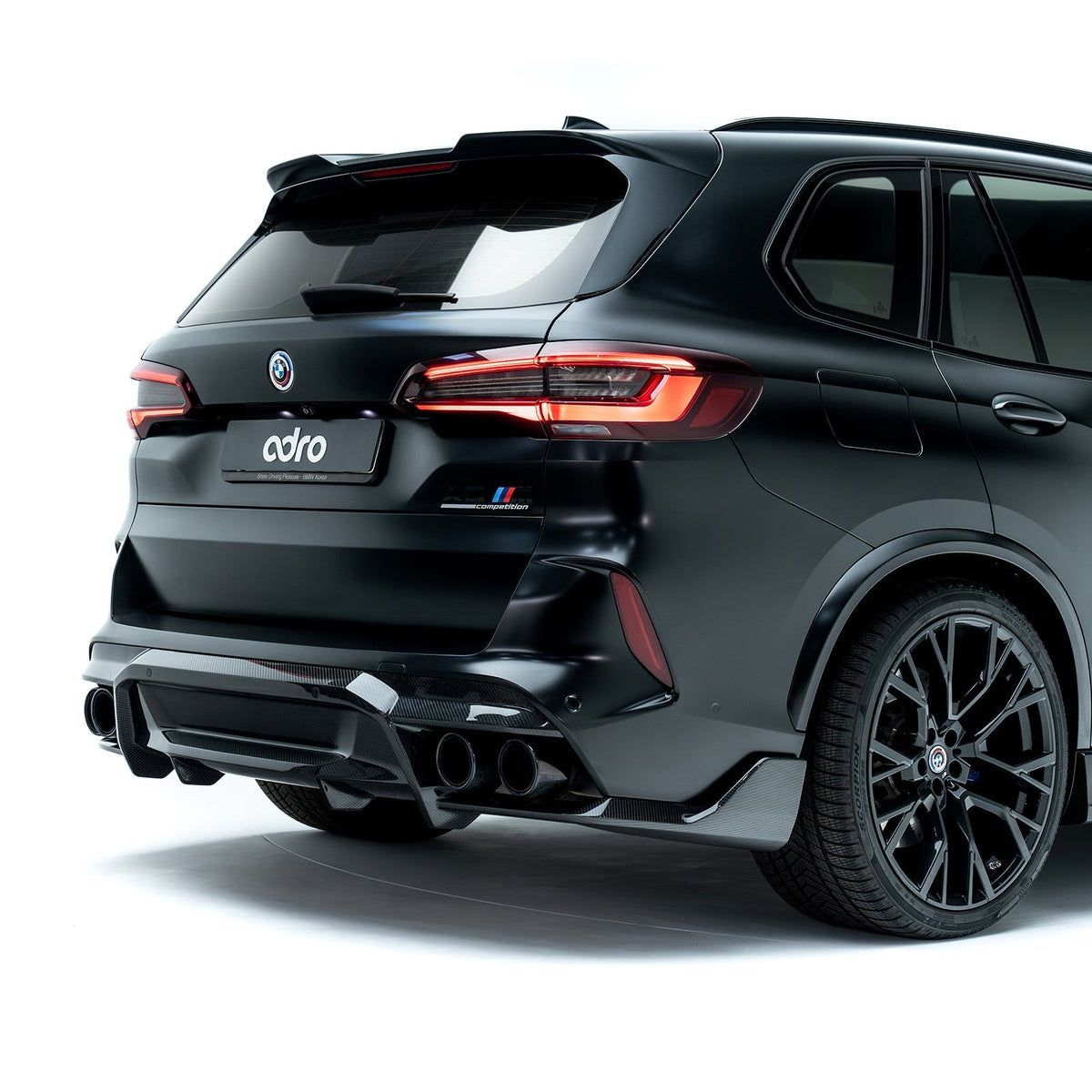 ADRO X5M F95 diffuser detail carbon