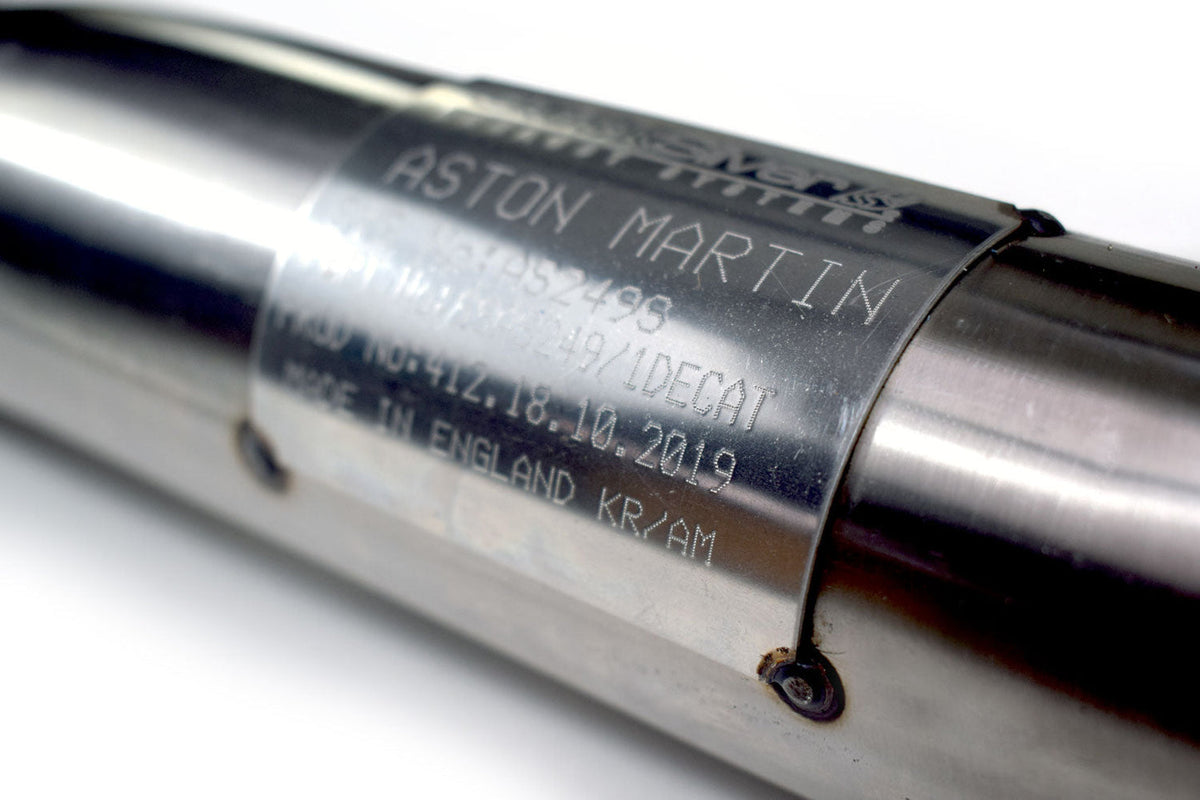 QuickSilver Aston Martin V8 Vantage Secondary Catalyst Delete Pipes
