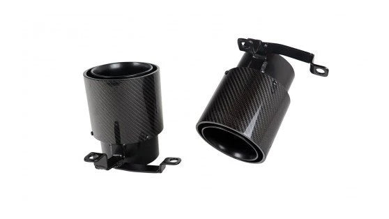 Novitec Ferrari F8 Carbon Tailpipes Set - Carbon Matt