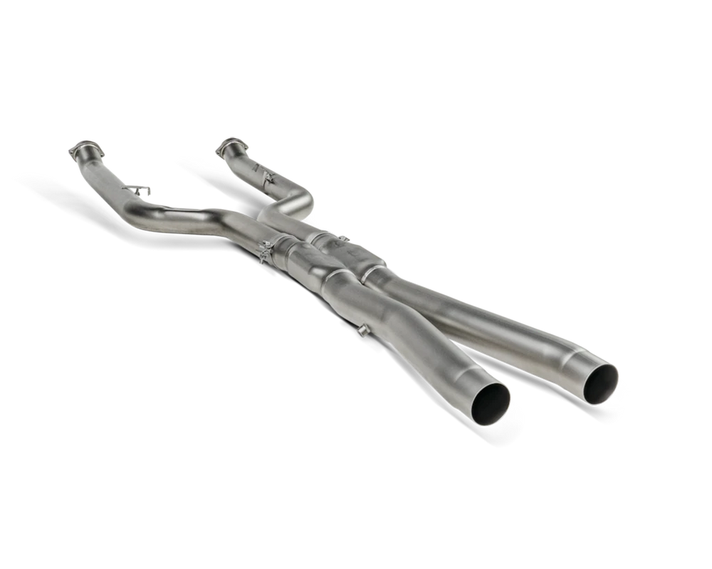 G90 G99 M5 AKRAPOVIC Evolution link pipe midpipe OPF GPF Delete (titanium)