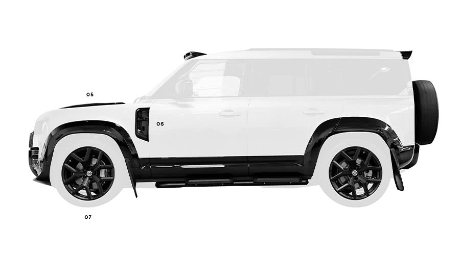 URBAN Widetrack Arch Kit Defender 90