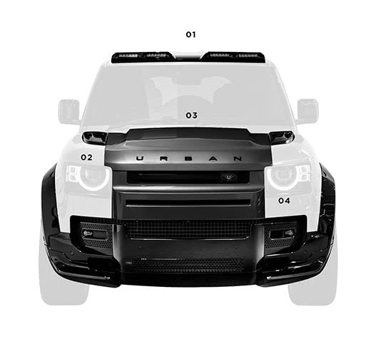 URBAN Widetrack Arch Kit Defender 90