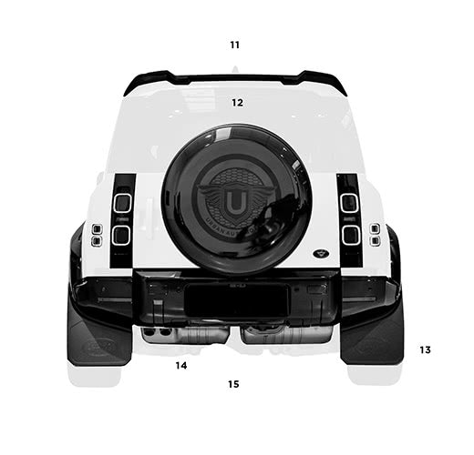 URBAN Widetrack Arch Kit Defender 90