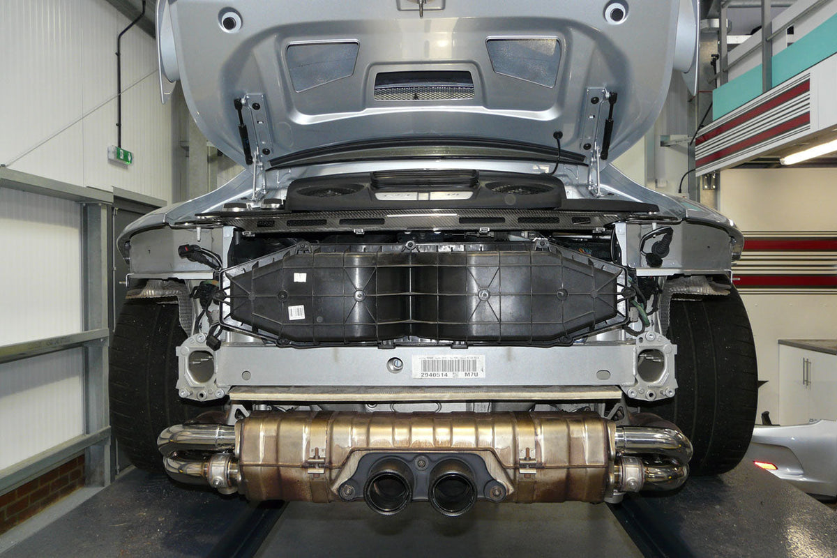 QuickSilver Porsche 911 GT3 and RS inc 4.0 (997 Gen1 and Gen2) Side Muffler Deletes w/Valves