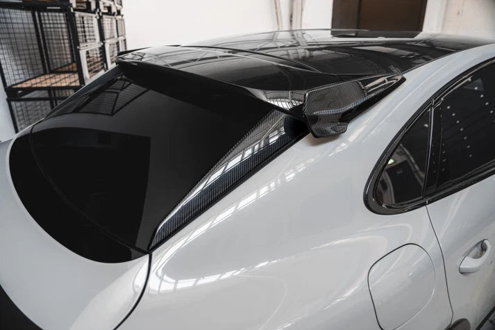 TECHART Porsche 9YA Cayenne Coupe from model year 2018 Roof Spoiler End Plates