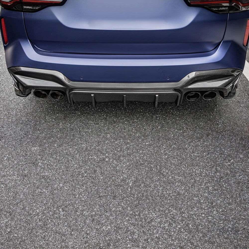 SOOQOO X3M F97 LCI Carbon Rear Diffuser Q Style Dry Carbon Fiber