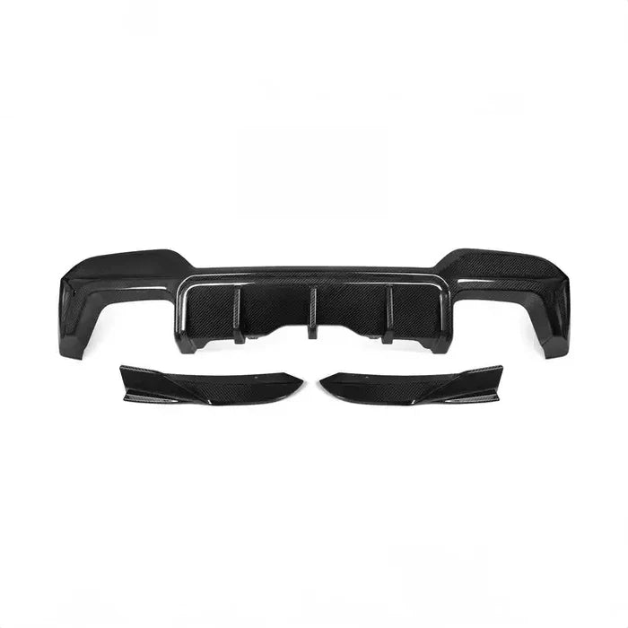SOOQOO X3M F97 LCI Carbon Rear Diffuser Q Style Dry Carbon Fiber