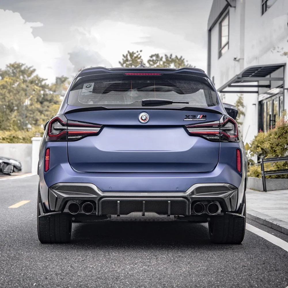 SOOQOO X3M F97 LCI Carbon Rear Diffuser Q Style Dry Carbon Fiber
