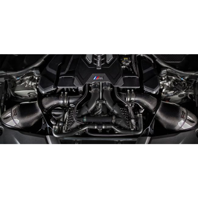 BMW F90 M5 M8 Eventuri Black Carbon intake with shrouds