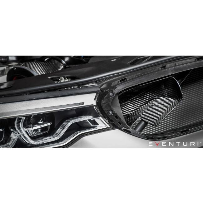 BMW F90 M5 M8 Eventuri Black Carbon intake with shrouds