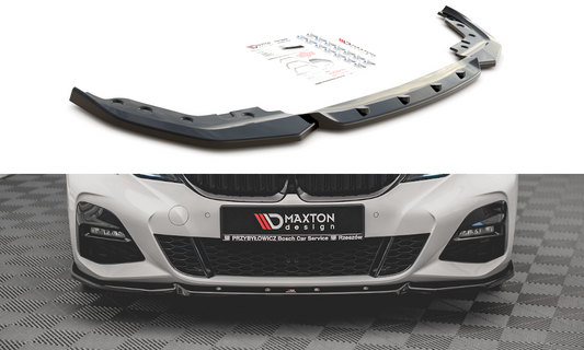 MAXTON Front Splitter/ Front Bumper lip V.5 BMW 3 G20/G21 M-Pack