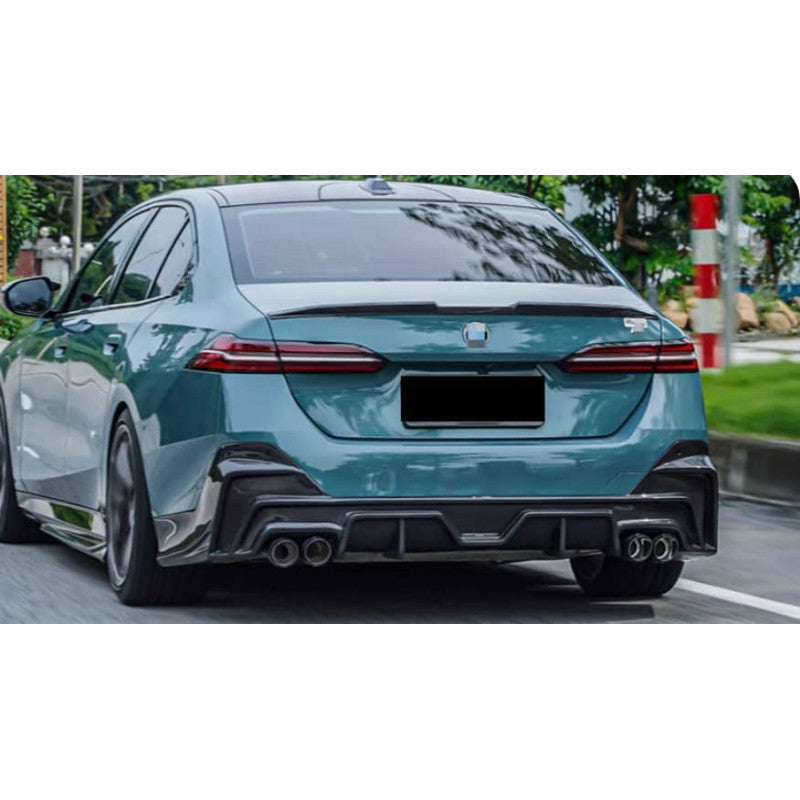Rear Spoiler Lip Performance ABS Gloss Black suitable for BMW 5 Series G60 + M5 G90