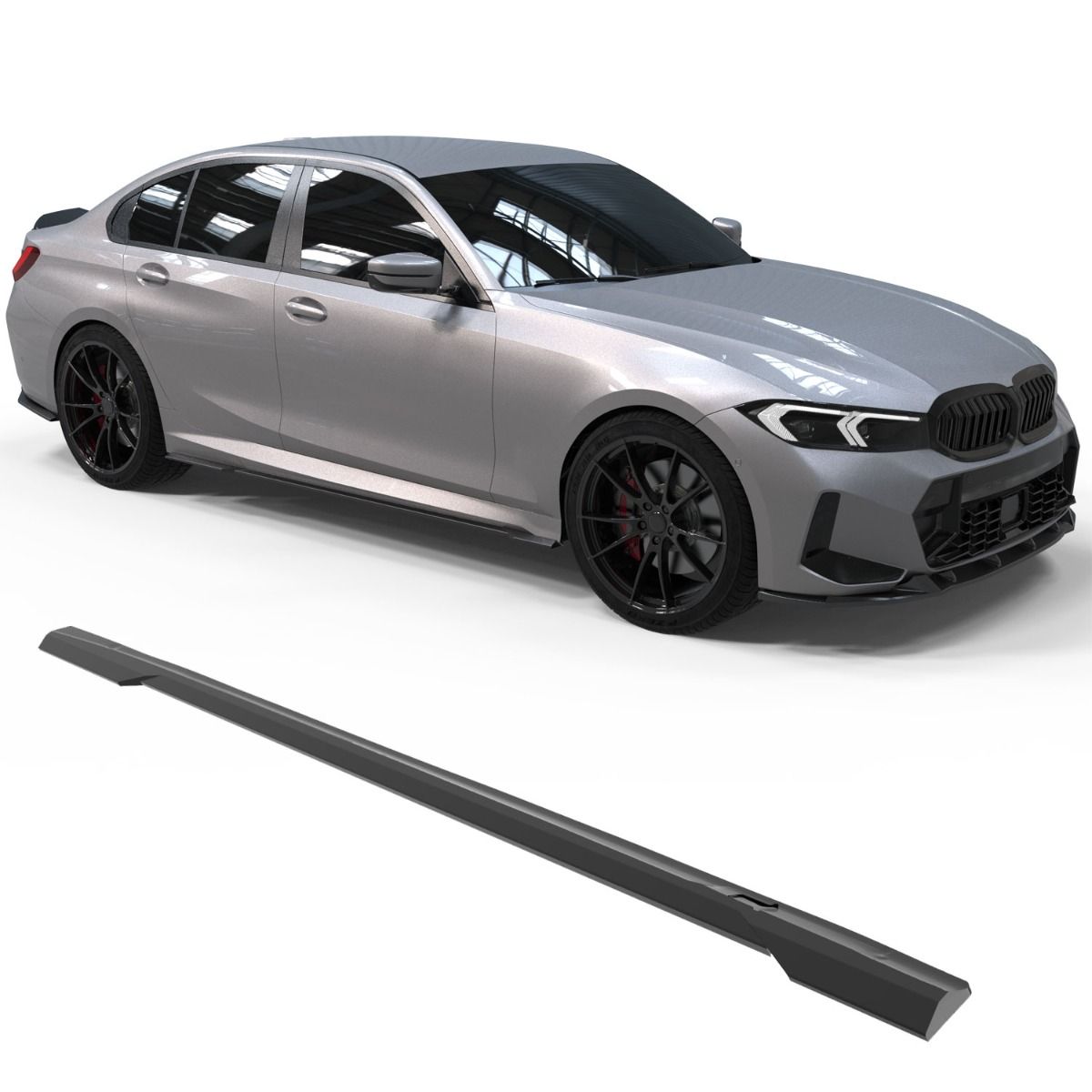 Sideskirts GLOSS BLACK geschikt voor BMW 3 Serie G20/g21 M‑Pakket Facelift | 2022-2026