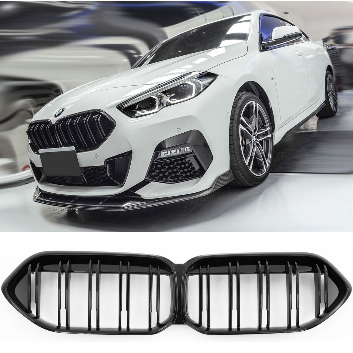 Grille GLOSS BLACK voor BMW 2 Serie F44 Gran Coupe | 2020-2026