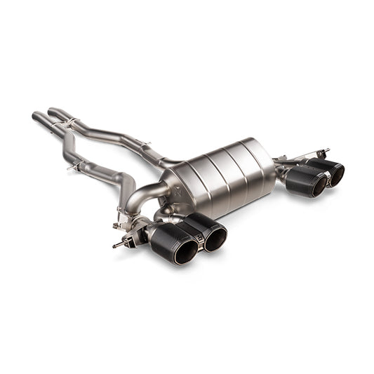 Akrapovic sport rear silencer, Slip-On Line (Titanium) M3/M4 G8x ECE approved