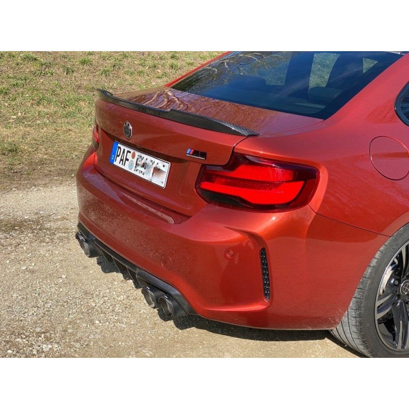 Rear Spoiler CS style Carbon Fits BMW 2 Series F22 F23 And M2 F87