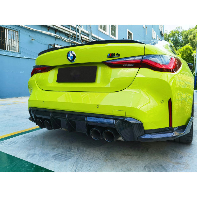 Diffuser M performance style Full Carbon Fits BMW G80 M3 G82 G83 M4