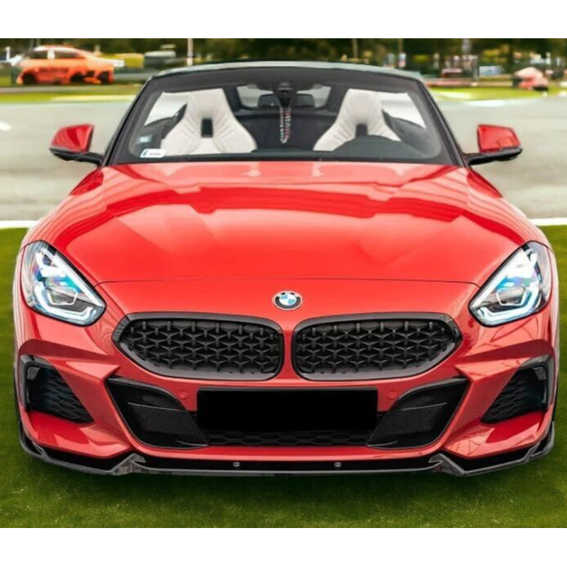 Front Lip Spoiler Sword Performance ABS Black Glossy Suitable For BMW Z4 G29 With M Package