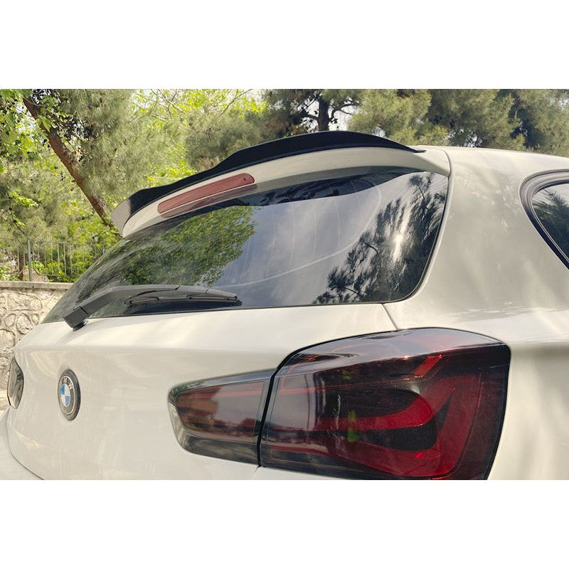 Rear Spoiler Lip Spoiler High Kick Black Glossy Suitable For BMW 1 Series F20 F21 PRE LCI And LCI