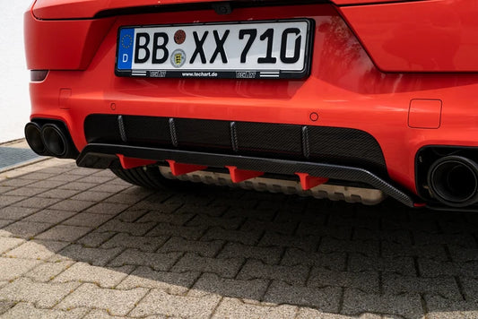 TECHART Porsche Cayenne E3 SportDesign from model year 2018 Diffuser Attachment