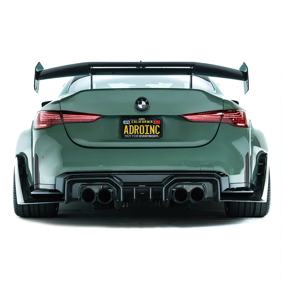 ADRO BMW G82 M4 AT-R3 Swan Neck Wing Flat