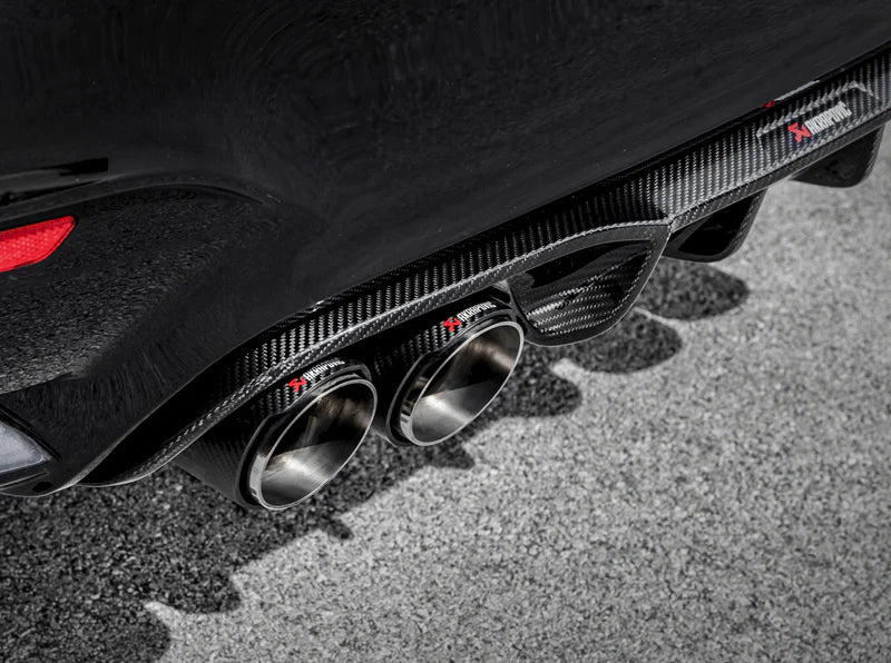 AKRAPOVIC Rear Carbon Fiber Diffuser - High Gloss BMW M3/M4 F8X ABE Type Approval