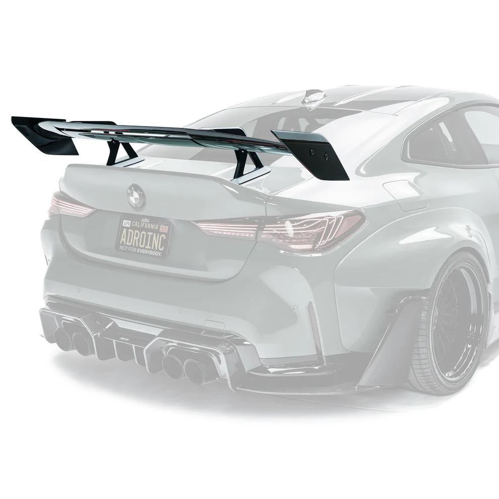 ADRO BMW G82 M4 AT-R3 Swan Neck Wing Flat