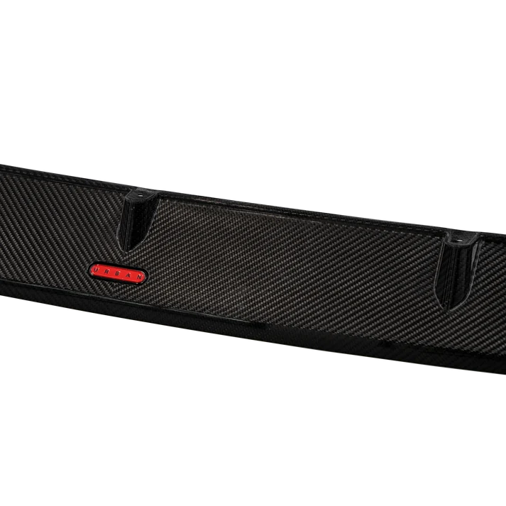 Audi RS4 B9 Front Splitter with URBAN Branding - Visual Carbon Fibre Lacquered