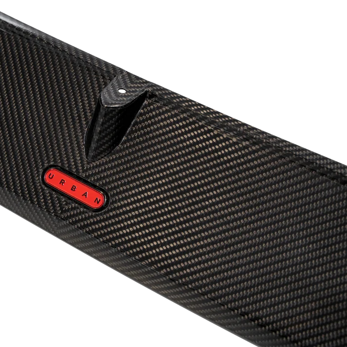 Audi RS4 B9 Front Splitter with URBAN Branding - Visual Carbon Fibre Lacquered