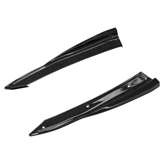 Audi RS4 B9 / B9.5 Rear Quarter Sills - Visual Carbon Fibre Lacquered