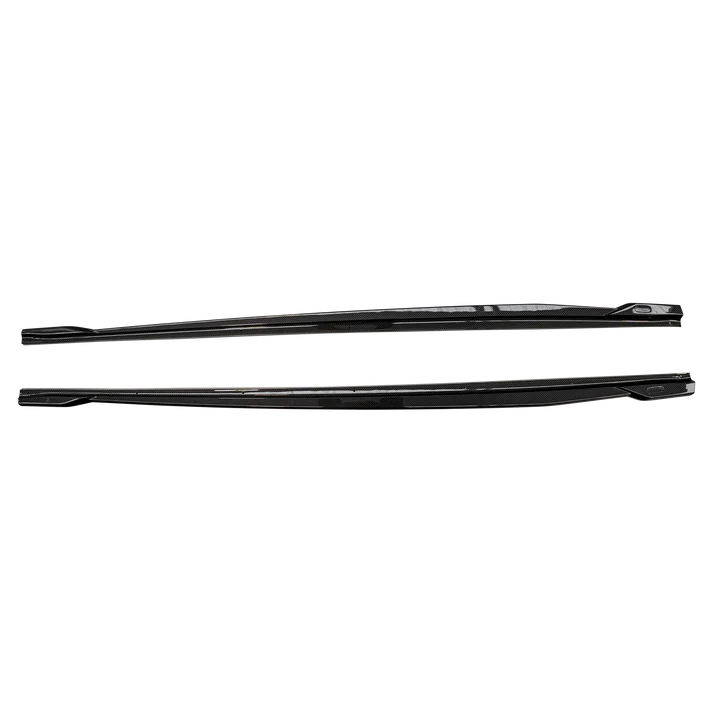 Audi RS4 B9 / B9.5 Lower Side Sills with URBAN Branding - Visual Carbon Fibre Lacquered