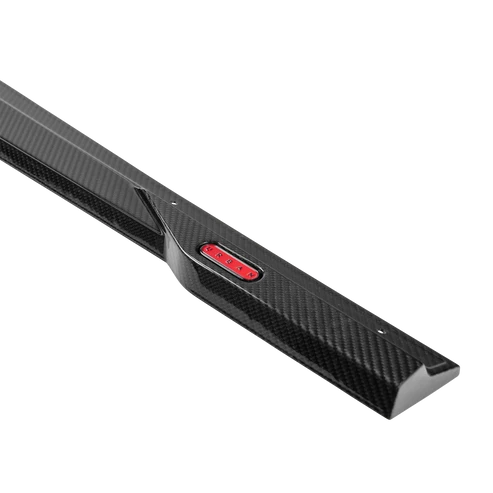Audi C8 Rs6 / Rs7 Lower Side Sills - Visual Carbon Fibre With Urban Emblem