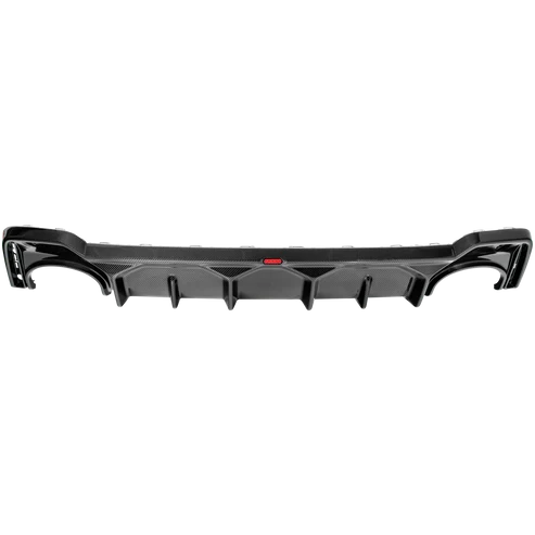 Audi C8 Rs6 / Rs7 Rear Diffuser - Visual Carbon Fibre With Urban Emblem