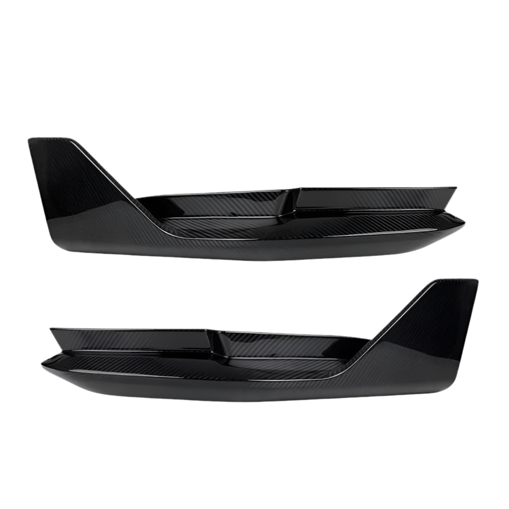 Rear Splitter Rear Apron Flaps Diffuser Side ABS Black Glossy Suitable For BMW M3 G80 Sedan G81 Touring