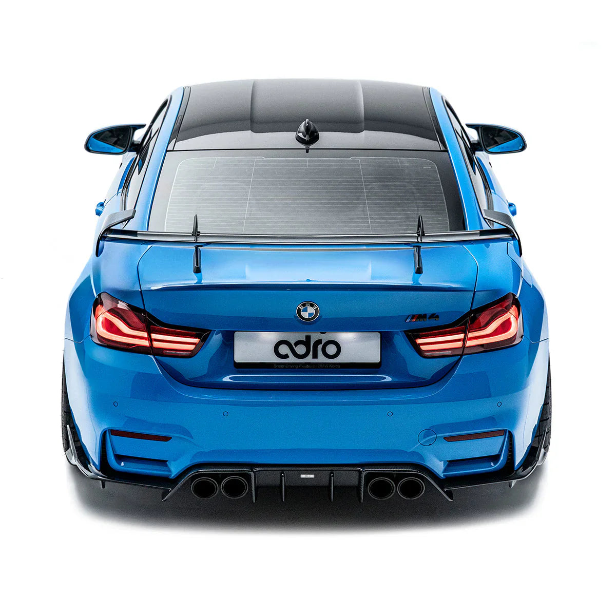 BMW F82 M4 AT-R1 Swan Neck Wing Curved