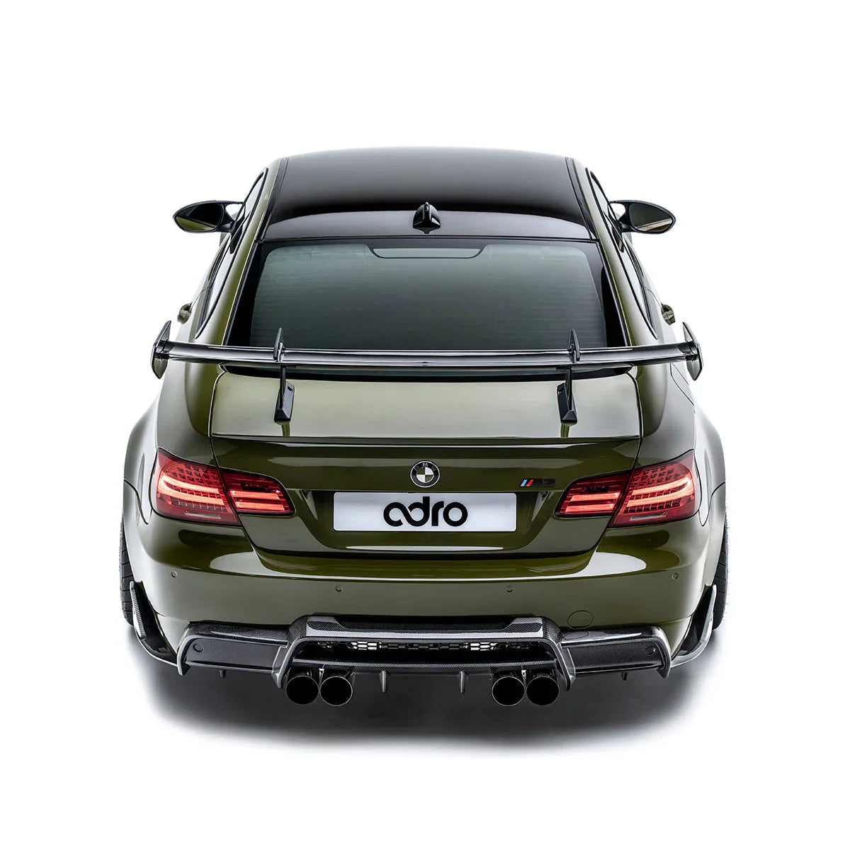 ADRO BMW E92 M3 AT-R1 Swan Neck Wing Curved