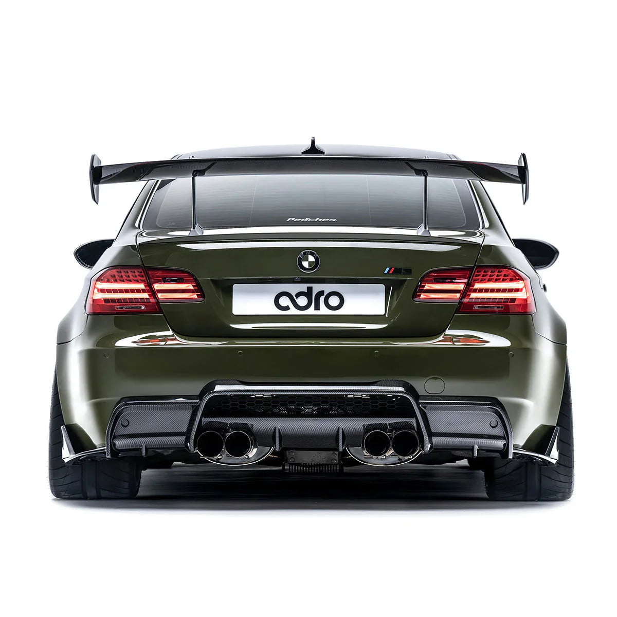 ADRO BMW E92 M3 AT-R1 Swan Neck Wing Curved