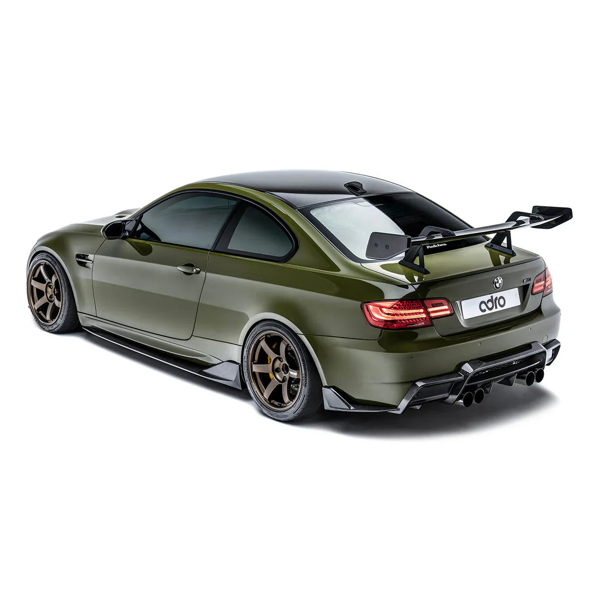 ADRO BMW E92 M3 AT-R1 Swan Neck Wing Curved