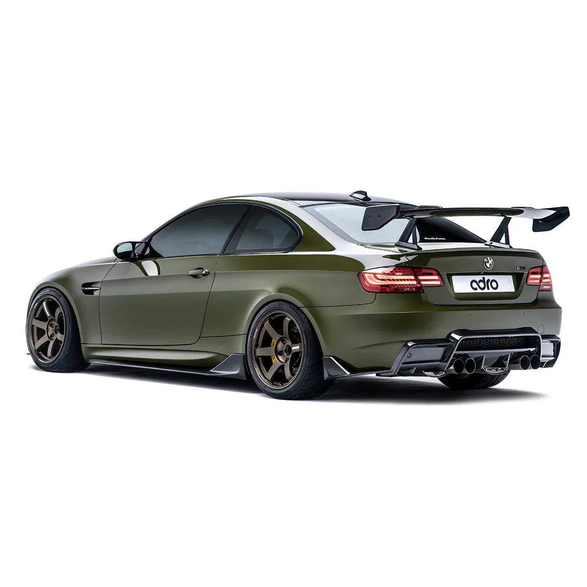 ADRO BMW E92 M3 AT-R1 Swan Neck Wing Curved