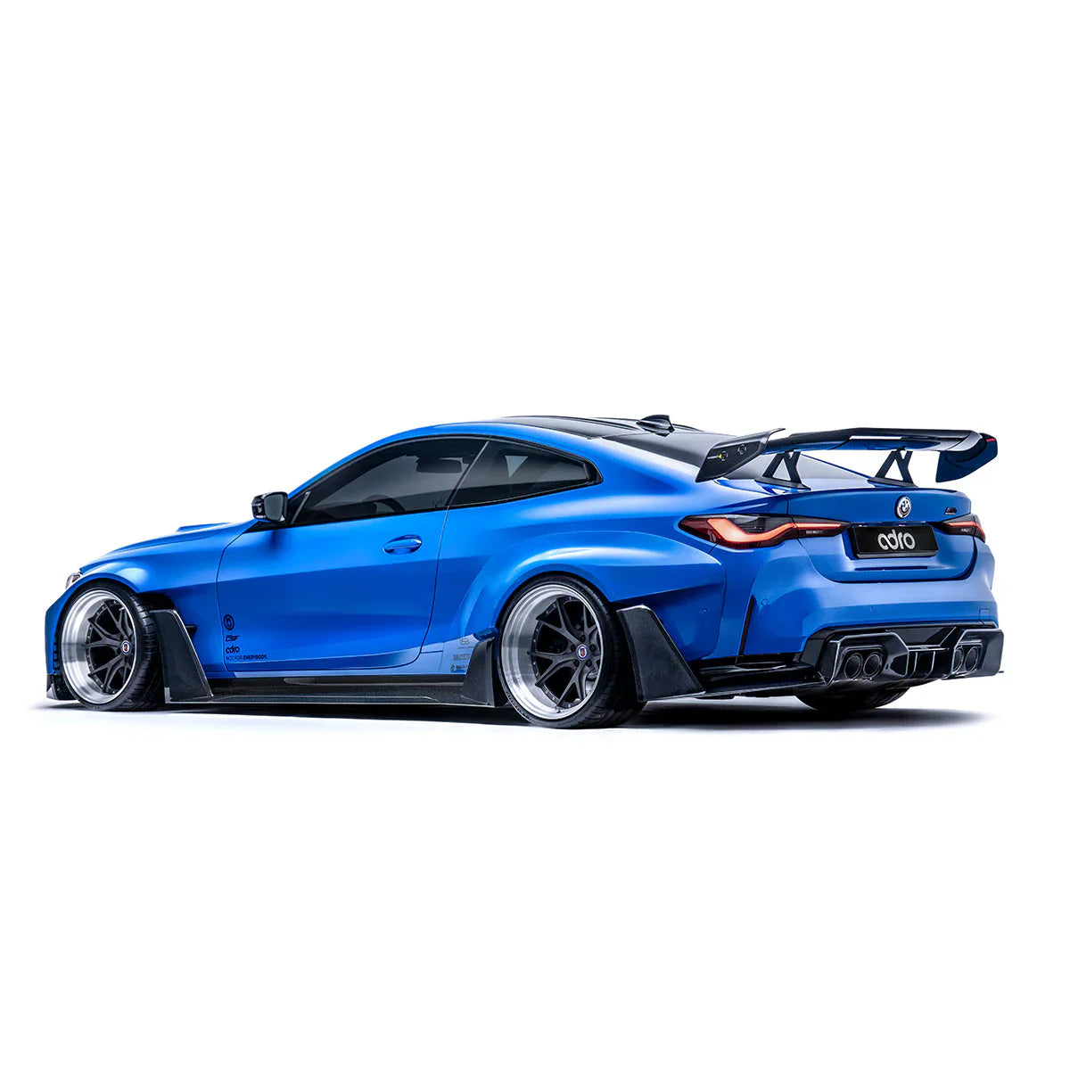 BMW G82 M4 AT-R3 Swan Neck Wing Curved