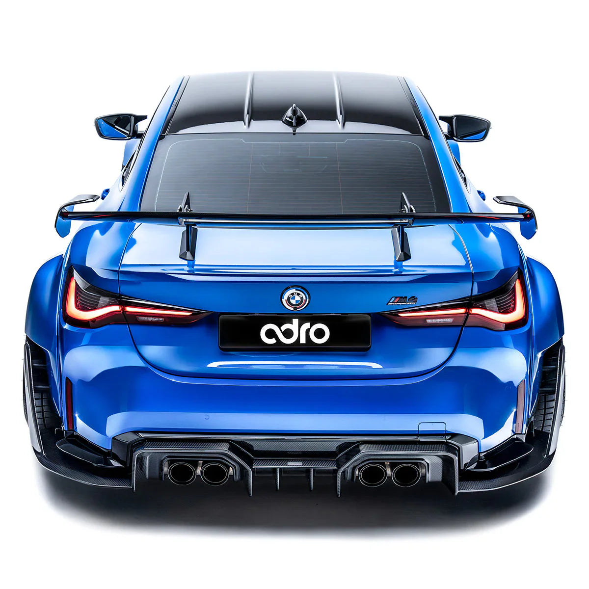 BMW G82 M4 AT-R3 Swan Neck Wing Curved
