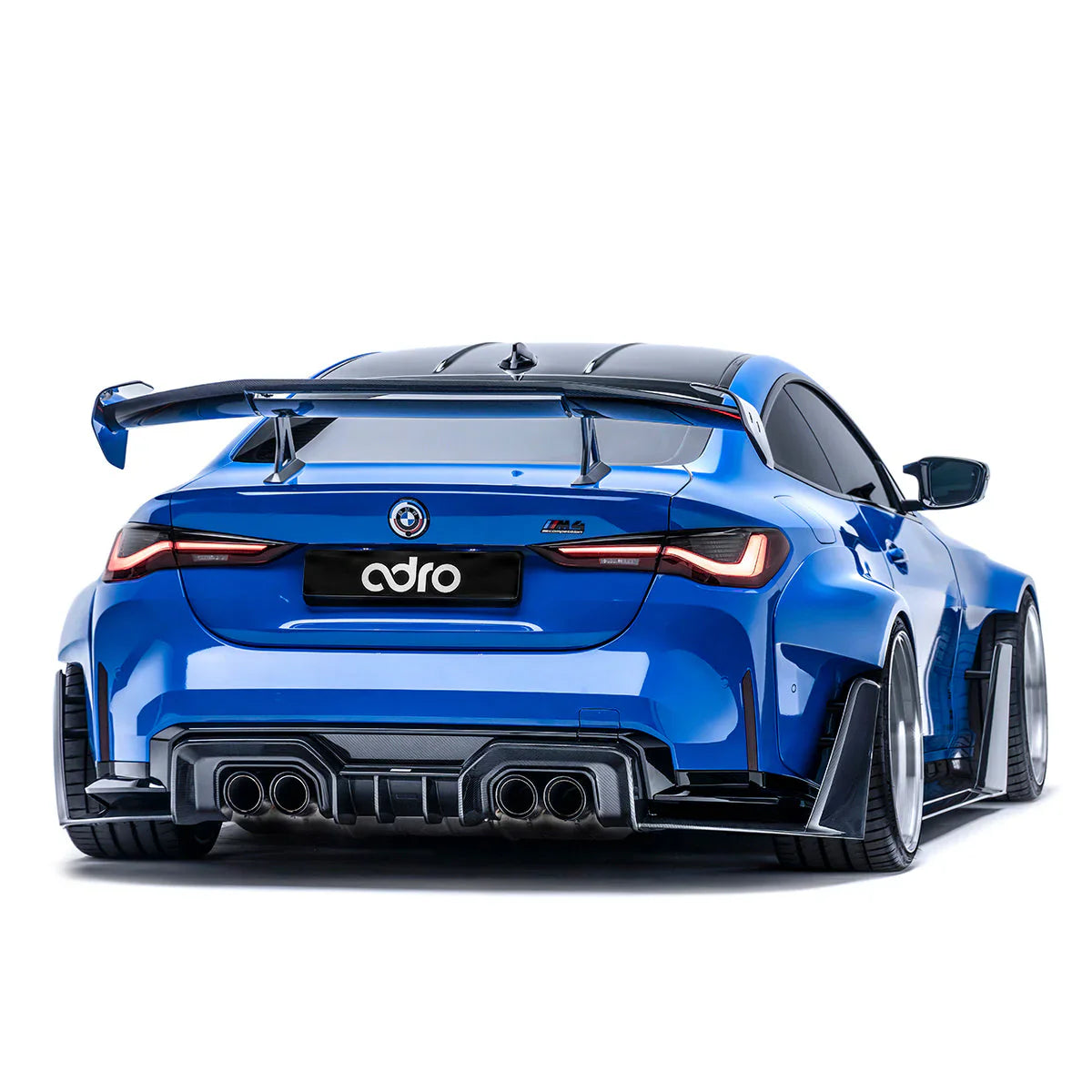 BMW G82 M4 AT-R3 Swan Neck Wing Curved