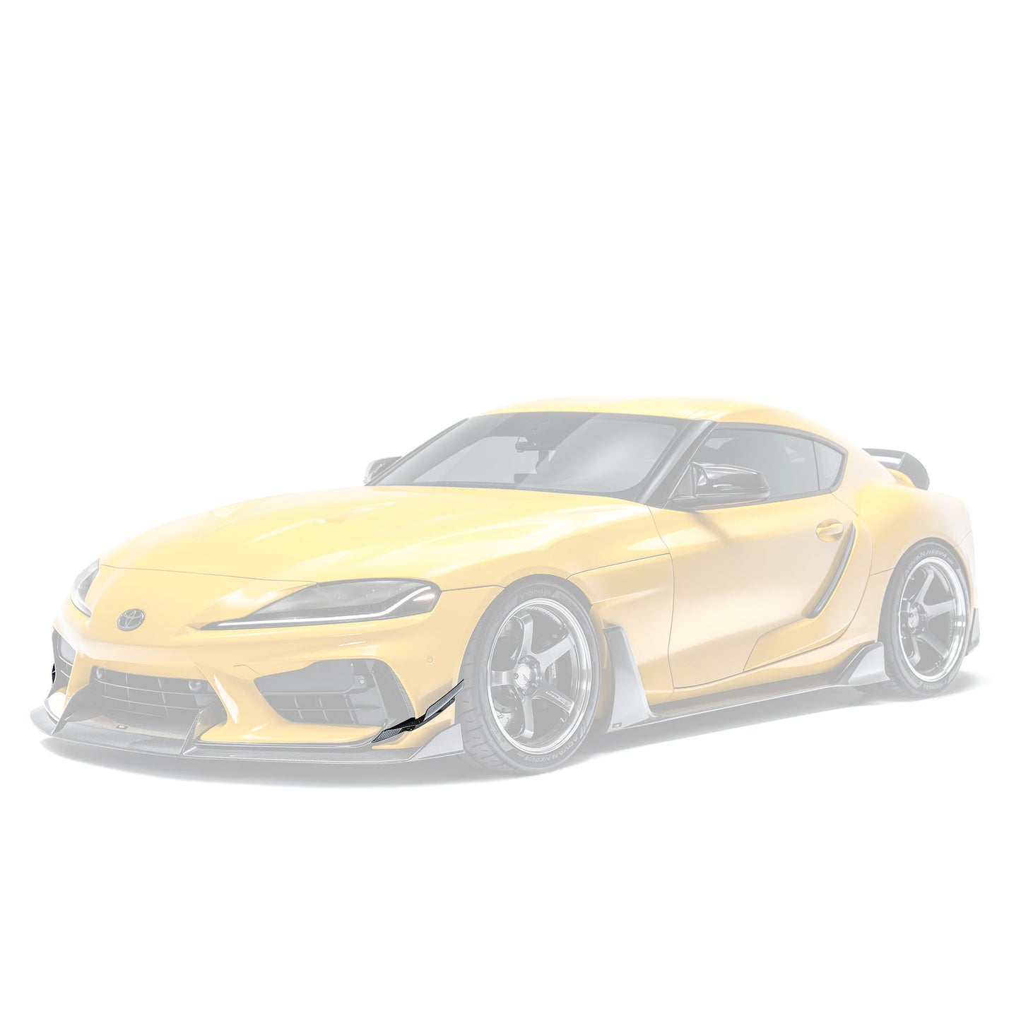 ADRO Toyota GR Supra Prepreg Canards (Adro Bumper)
