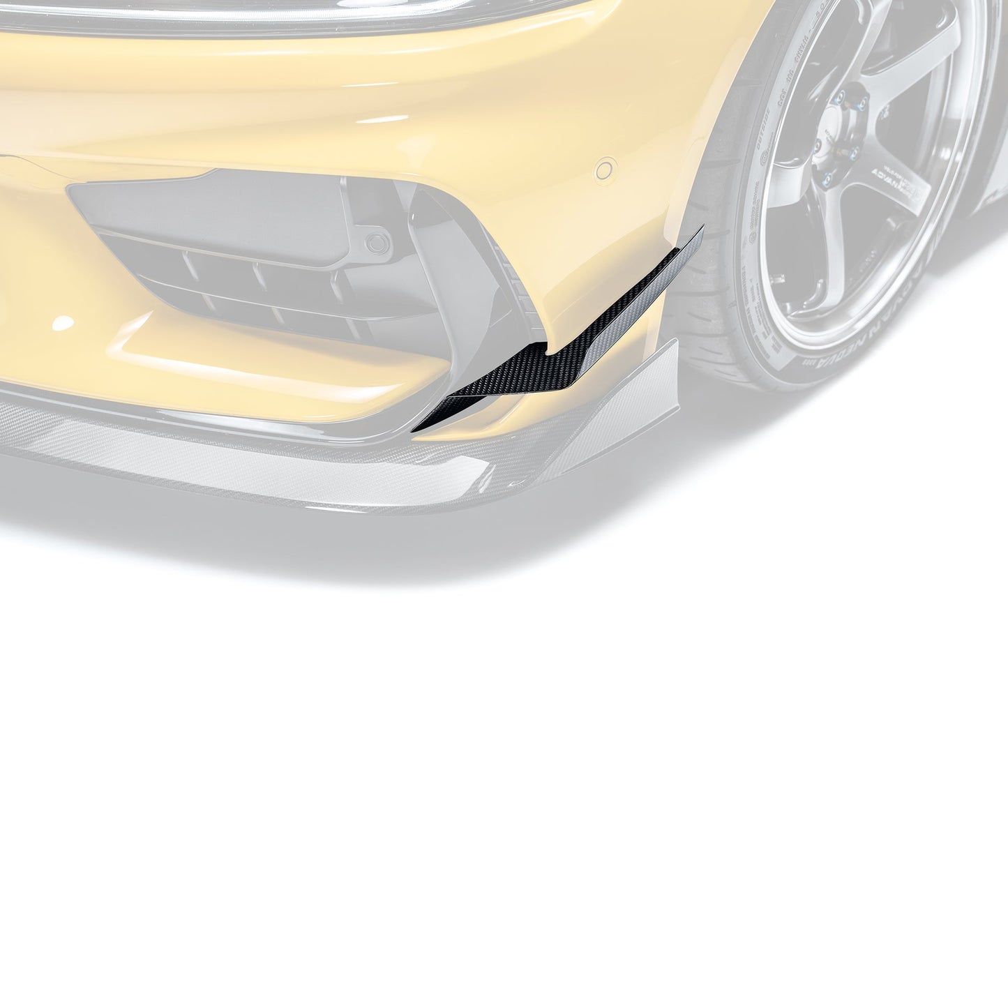 ADRO Toyota GR Supra Prepreg Canards (Adro Bumper)
