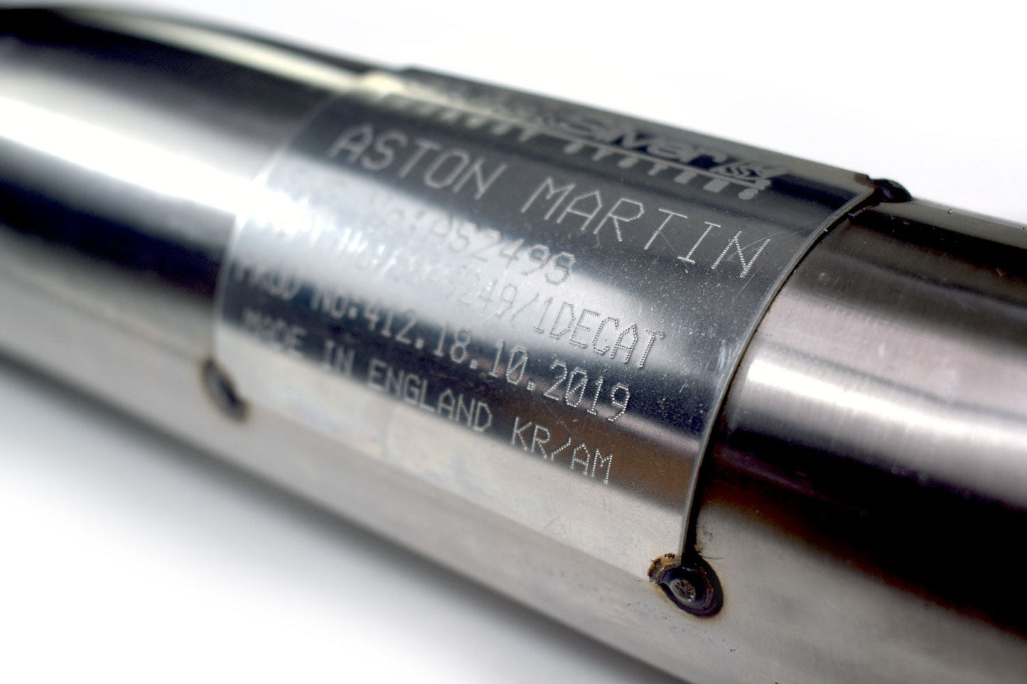 QuickSilver Aston Martin V8 Vantage Secondary Catalyst Delete Pipes